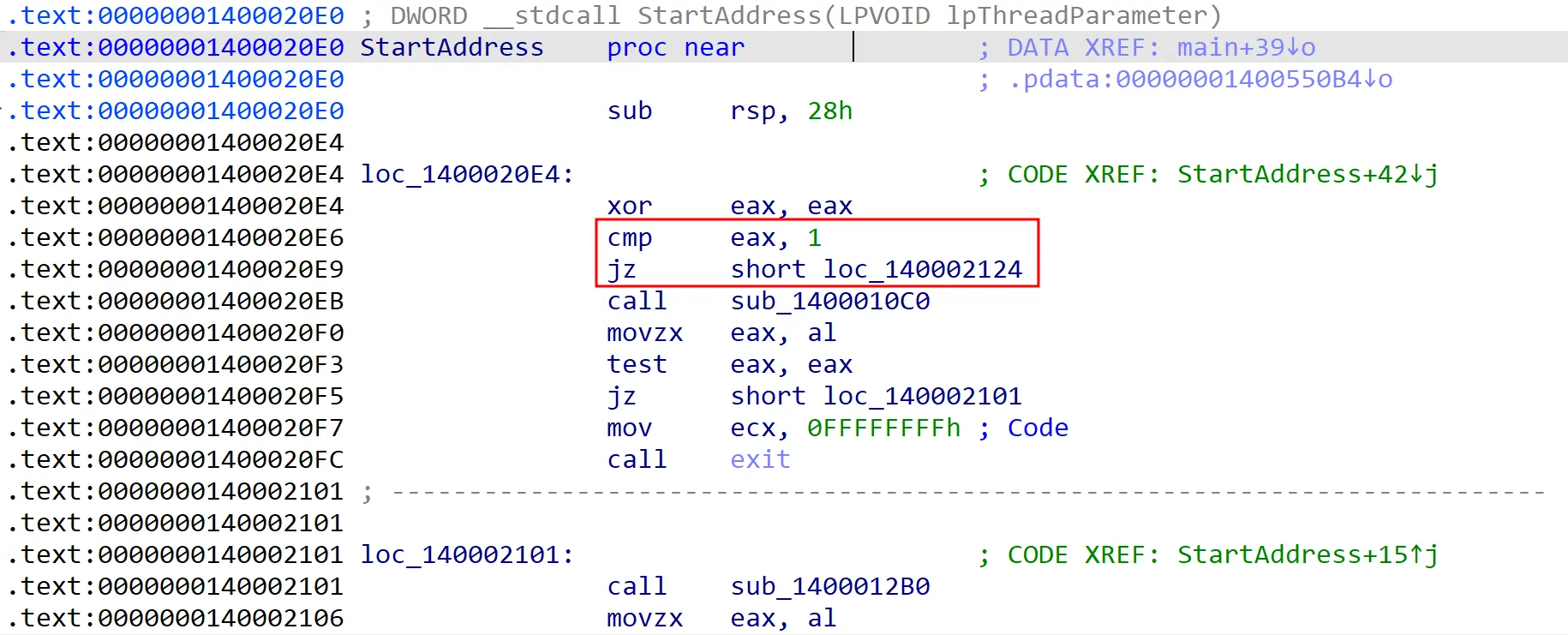 Image of the extracted file's file type