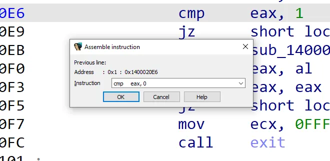 Image of changing the assembly instructions