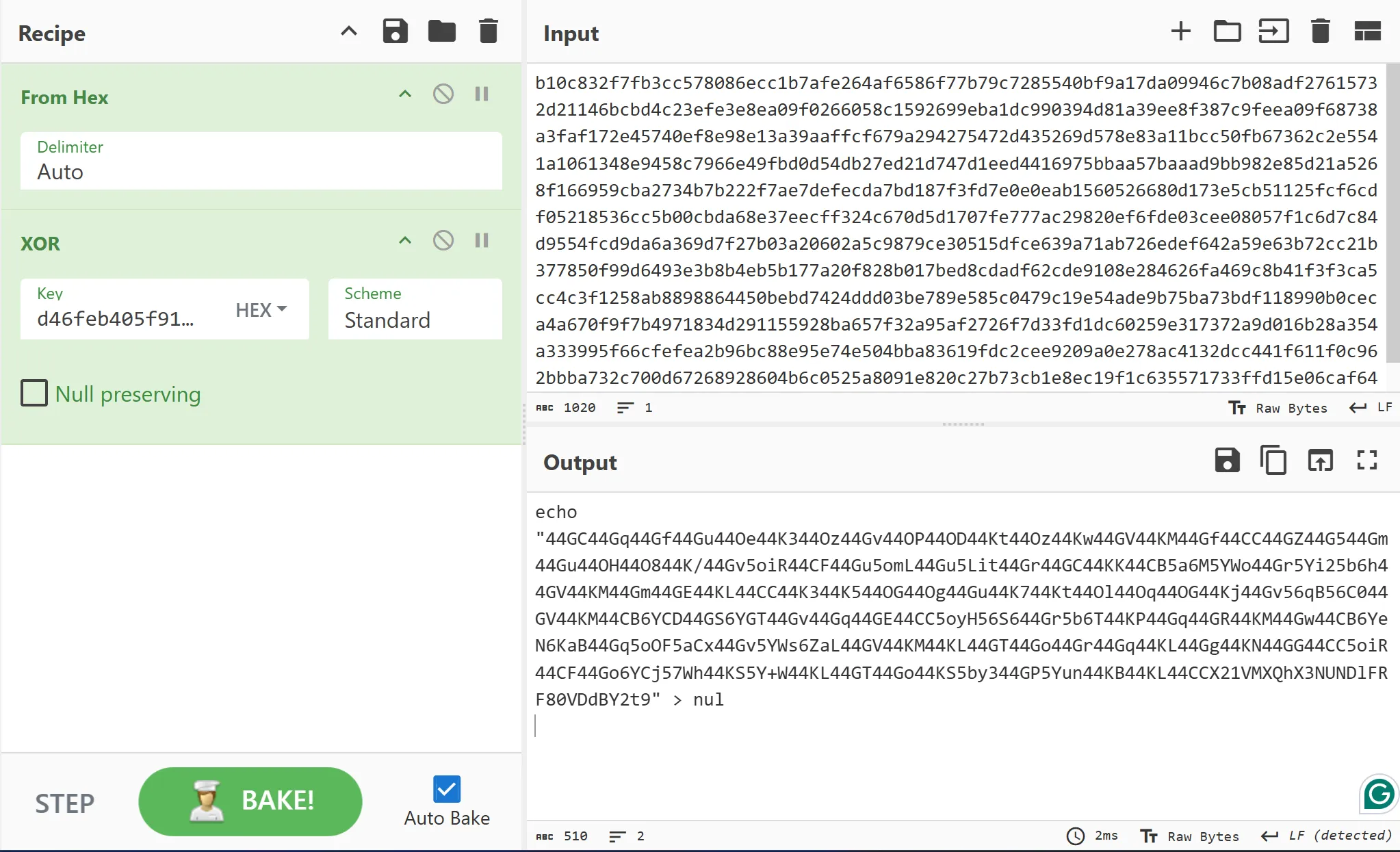 Image of a Base64 encoded string