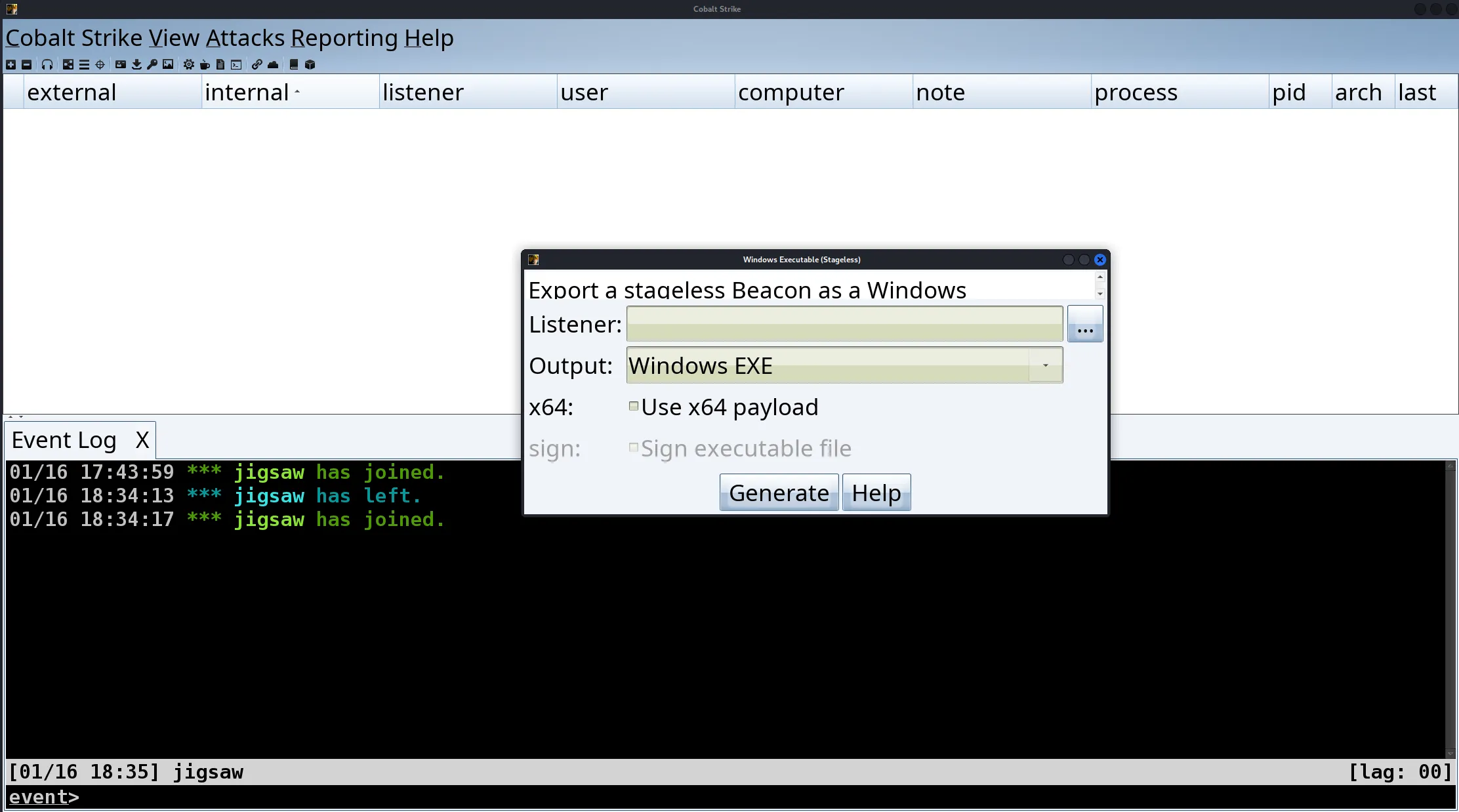 Image of creating a beacon