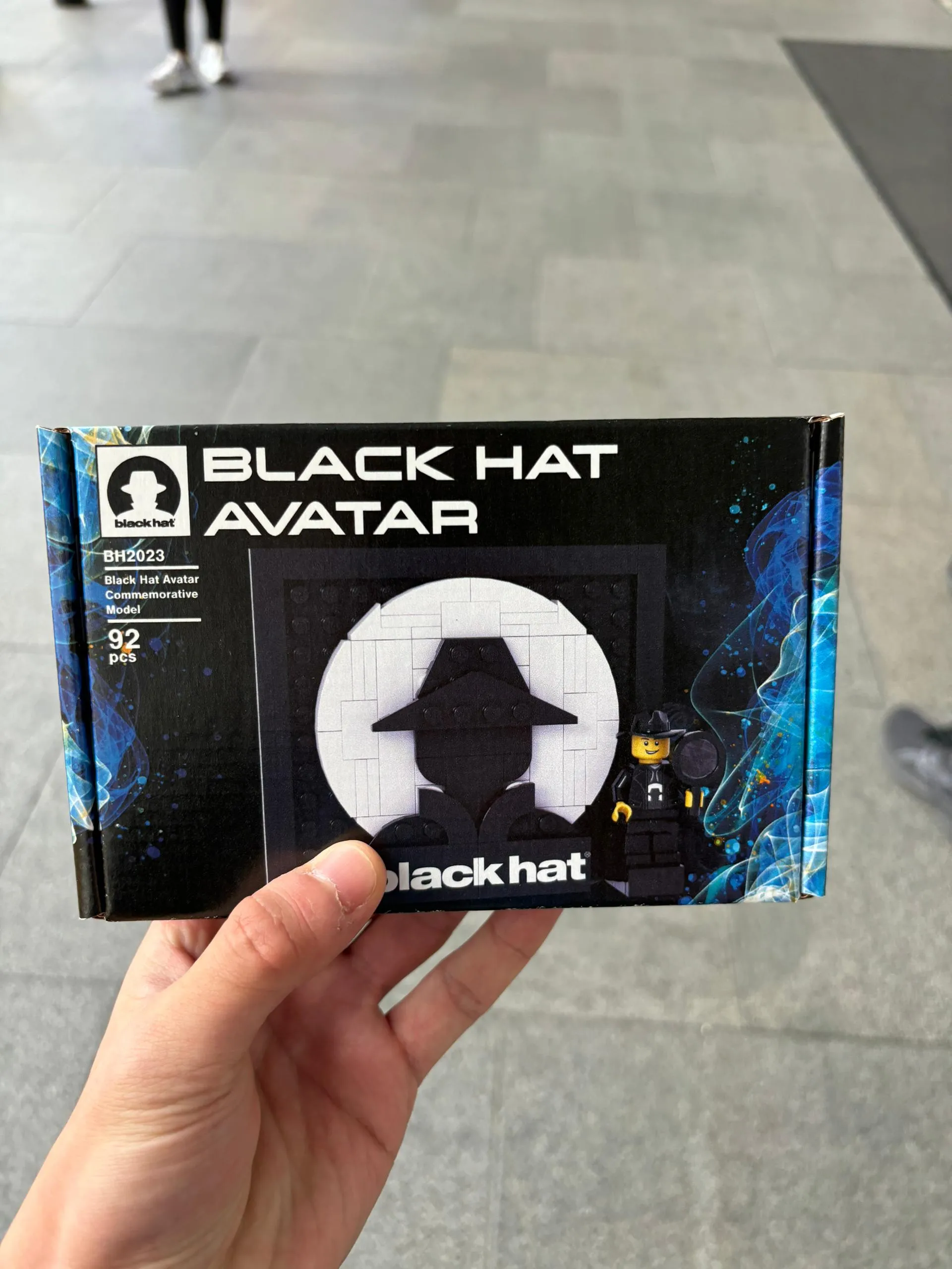 Image of the custom Blackhat Lego set
