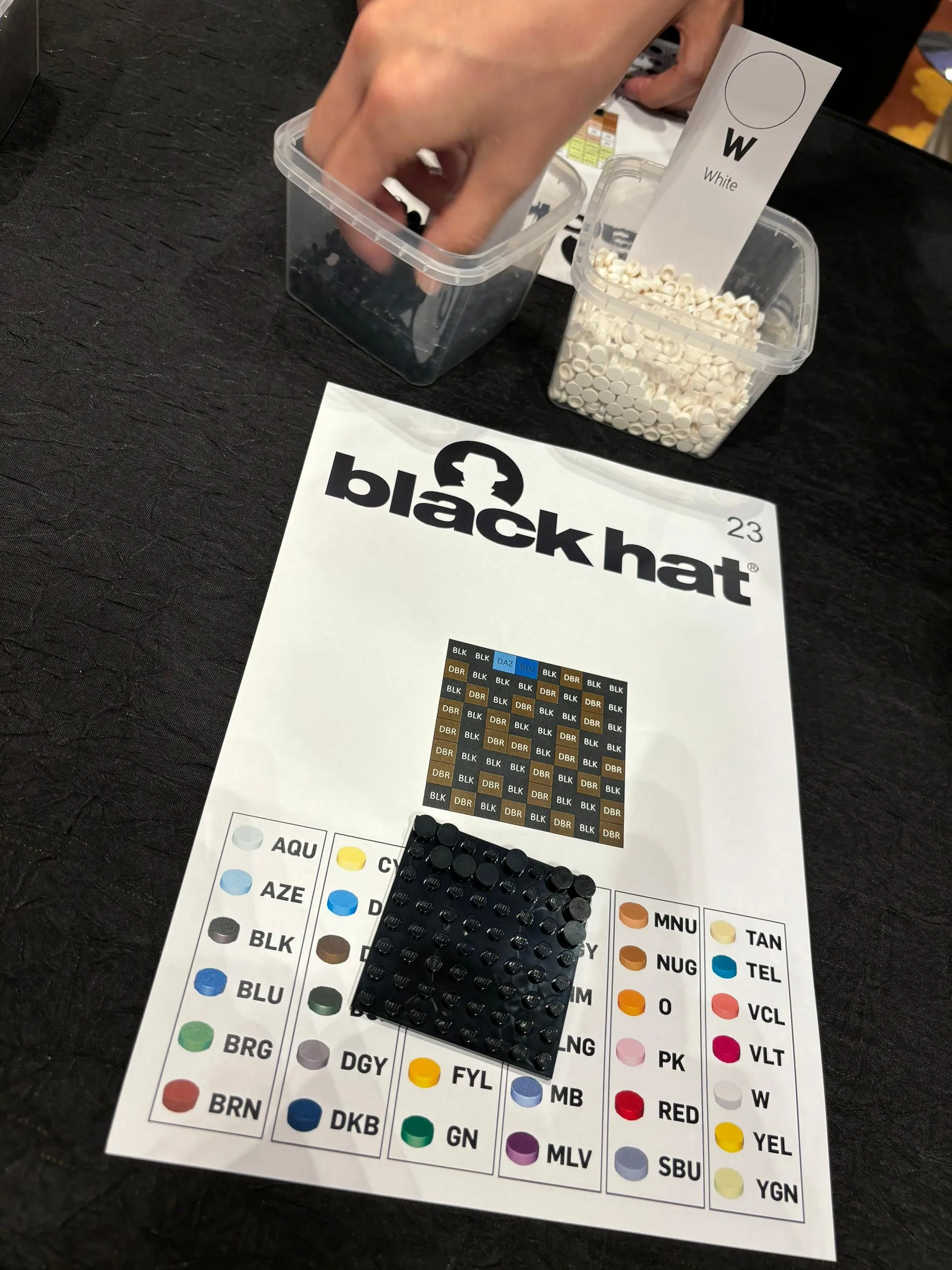 Image of how we contributed to the Lego art piece