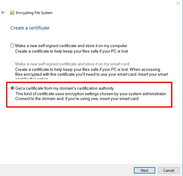 Getting a Certificate from the Certificate Authority