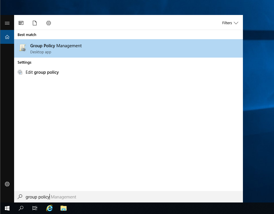 searching-for-group-policy-management