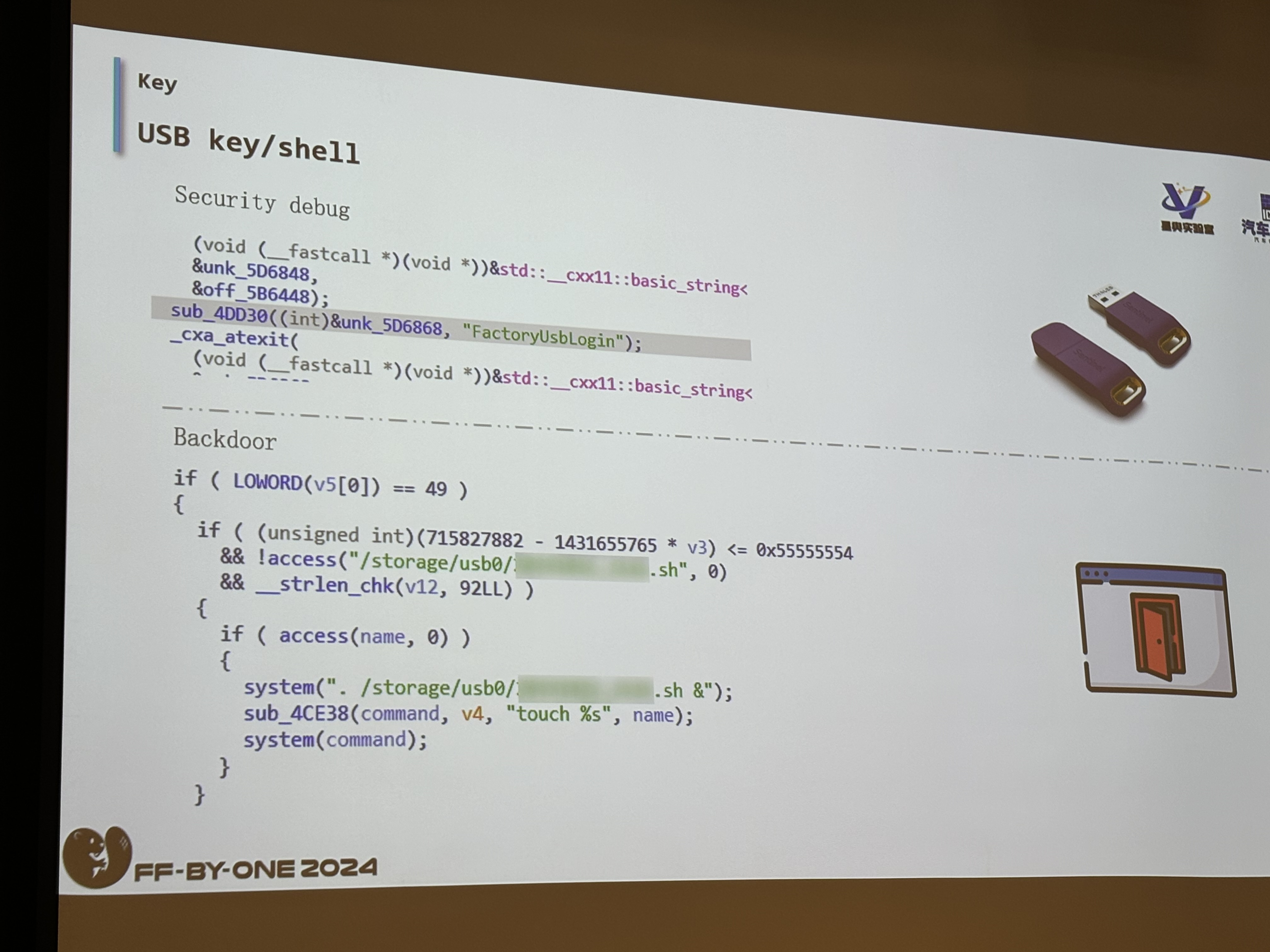 Backdoor through BadUSB